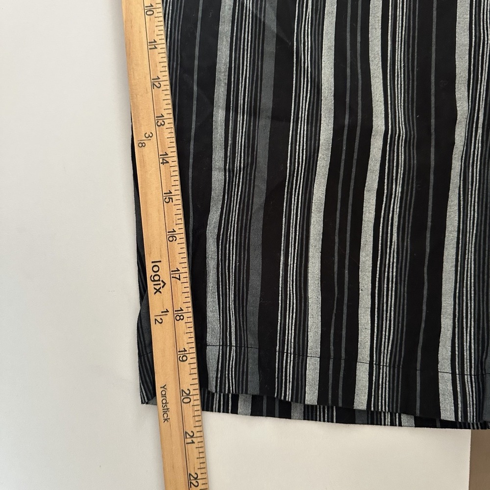Fresh Produce Womens Cropped Striped Pants Size XL Black Coastal Utility Cargo - Picture 8 of 9